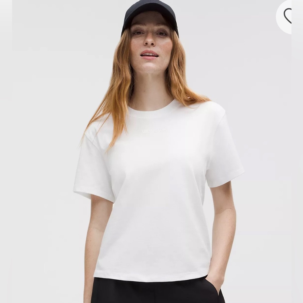 Lululemon Light Pink Cotton T